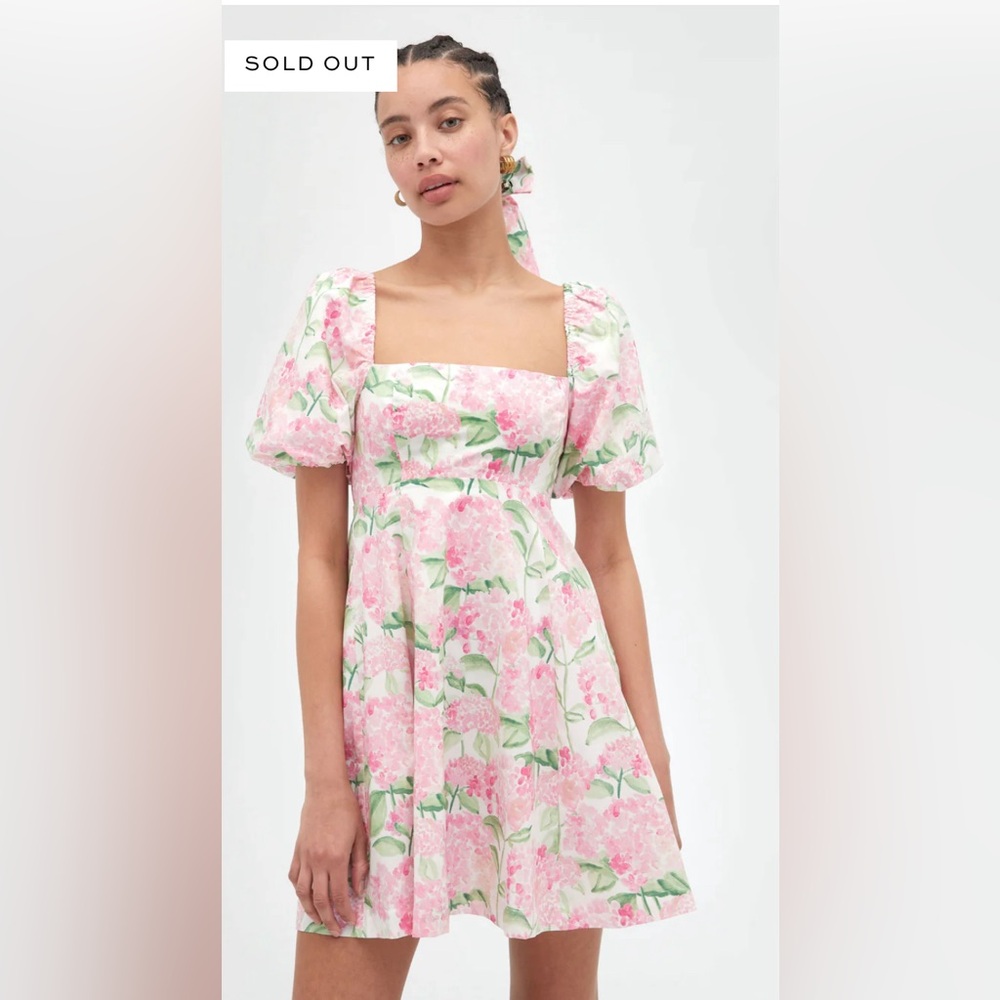 Hill House Mini Matilda Pink Hydrangea Small NWT